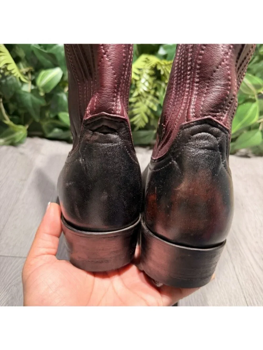 Tecovas The Cartwright Leather Dark Brown Boots 8.5 D Western Boots